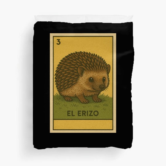 EL ERIZO - THE HEDGEHOG - LA LOTERÍA Duvet Covers