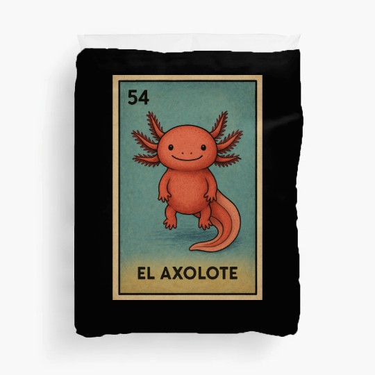 EL AXOLOTE - THE AXOLOTL - LA LOTERÍA Duvet Covers