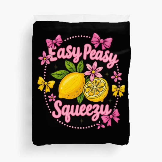 Preppy Lemon Summer Lemon Coquette Duvet Covers