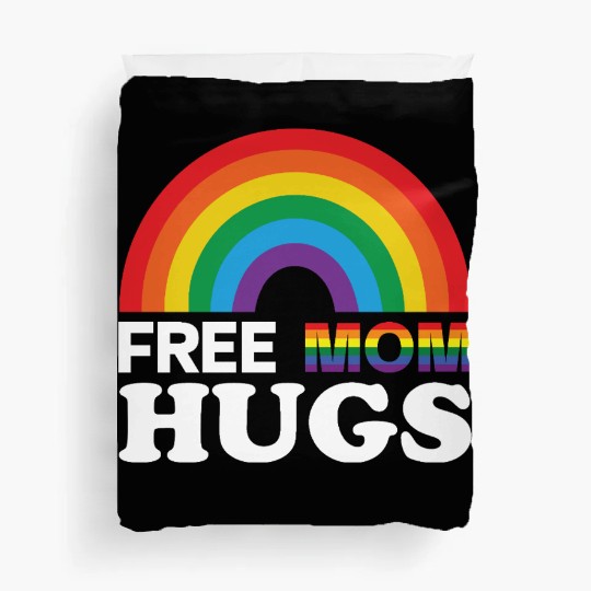 free mom hugs Duvet Covers