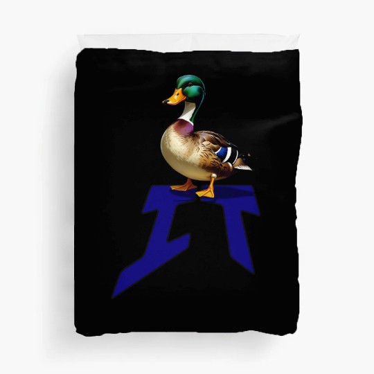 Mallard Duck on the word IT Duvet Covers