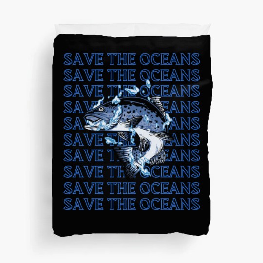 Guard Our Oceans Fish Unity Duvet Covers