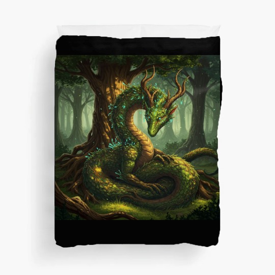 Enchanted Forest Serpent Design Duvet Covers