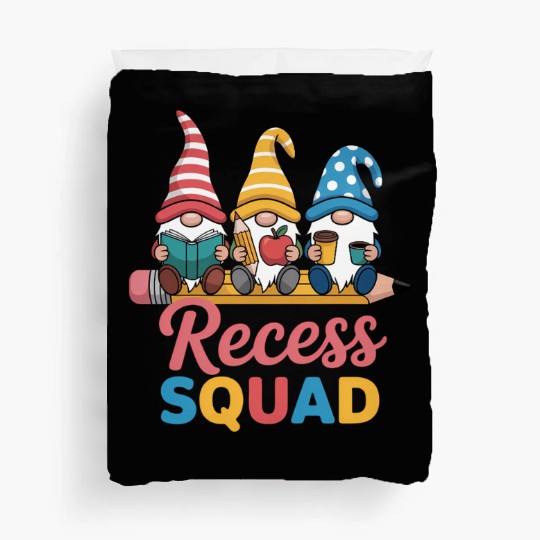 Recess Squad Teacher Para Playground Student Duvet Covers