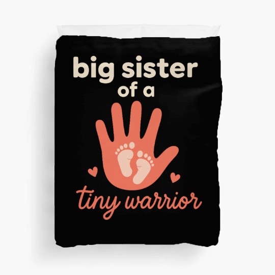 NICU Sibling Preemie Big Brother Big Sister Duvet Covers