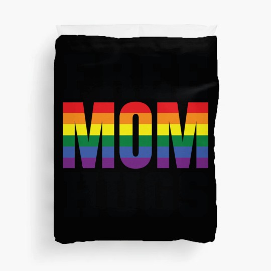 Free Mom Hugs LGBT Gay Duvet Covers
