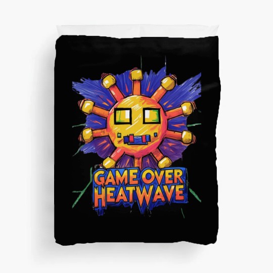 Pixel Sun Meltdown Duvet Covers