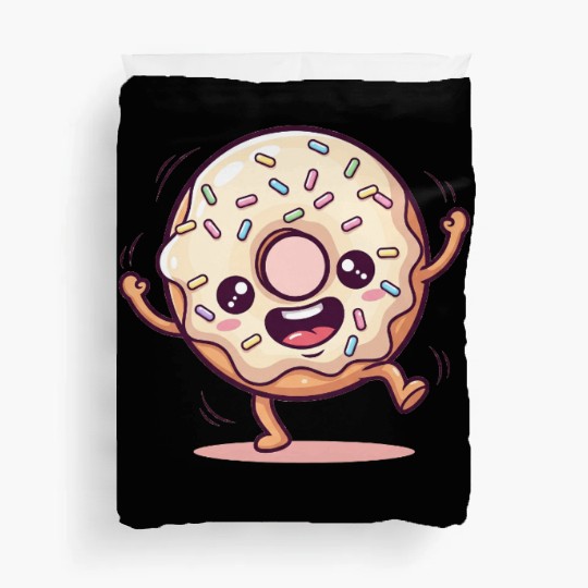 Happy Donut Dance Duvet Covers