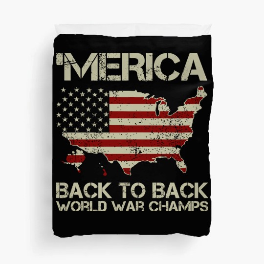 Merica Back to Back Champs Duvet Covers