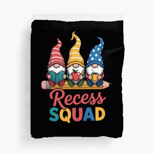 Recess Squad Teacher Para Playground Student Duvet Covers