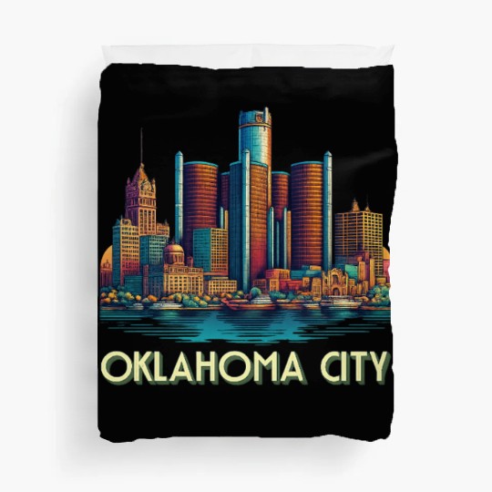 Oklahoma City Oklahoma USA Duvet Covers