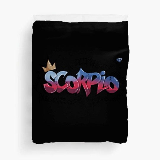 Scorpio Graffiti Zodiac Art Duvet Covers