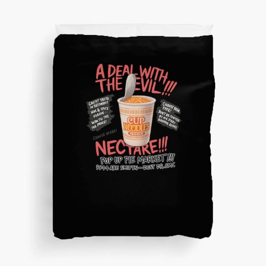 A Deal with Noodle – Cup Noodle Street Art Design Duvet Covers