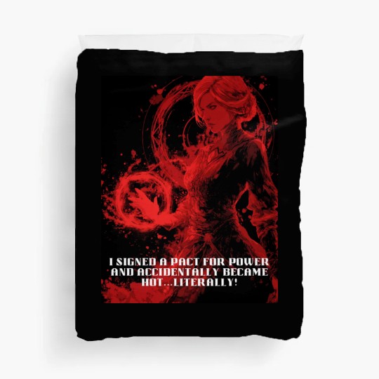 Female Warlock Duvet Covers