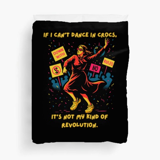 If I Can’t Dance – Funny Emma Goldman Revolution Duvet Covers