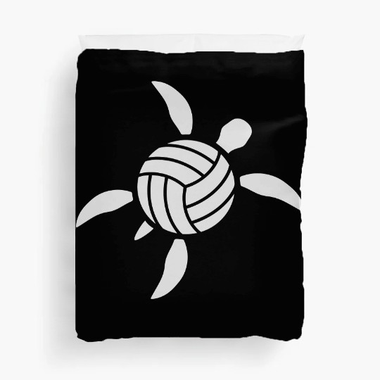 Turtle Volleyball Ball Play Volley Club Game Fan Duvet Covers