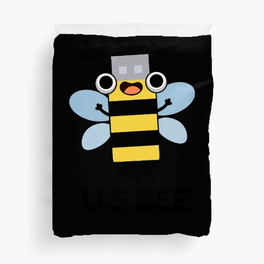 US Bee Funny USB Technical Pun Duvet Covers