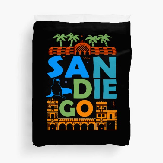 San Diego California Souvenir Men Women San Diego Duvet Covers