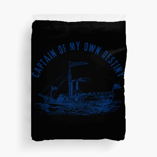 Captain of My Own Destiny Duvet Covers