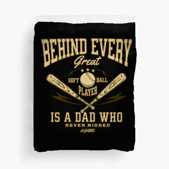 Softball Dad Pride Duvet Covers