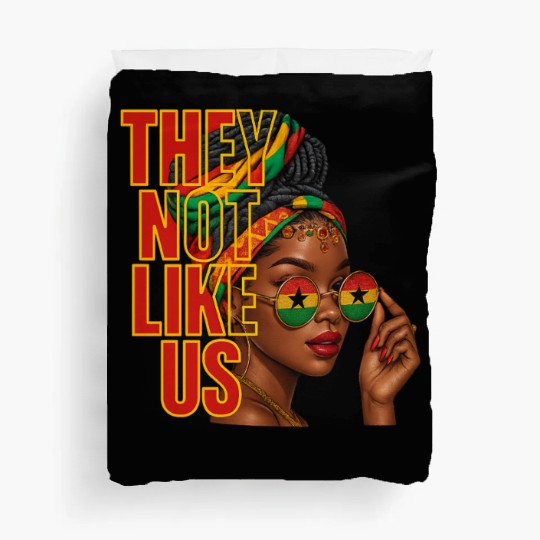 They Not Like Us Afro Queen Duvet Covers