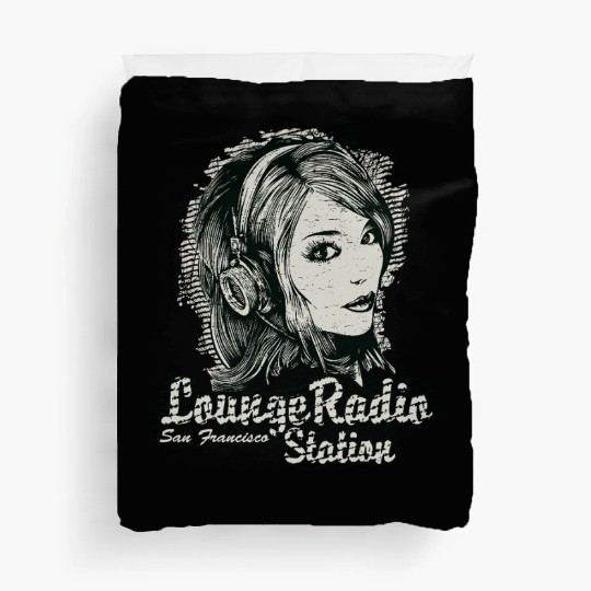 Lomae Radio San Francisco Station Duvet Covers