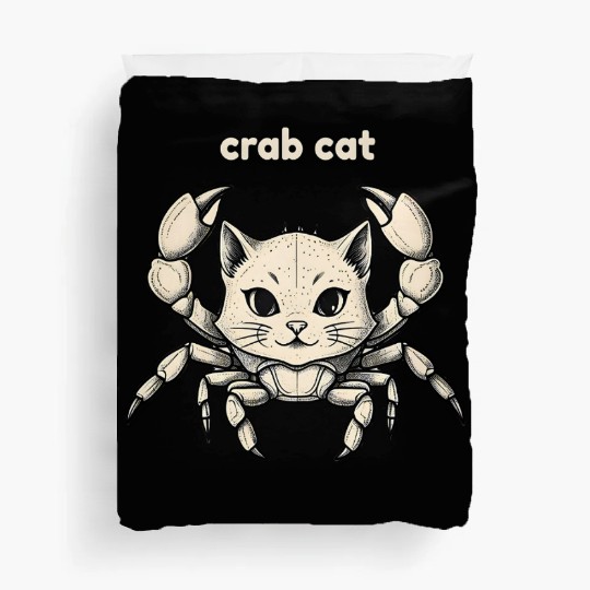 Funny Crab Cat Hybrid Duvet Covers – Hilarious Animal