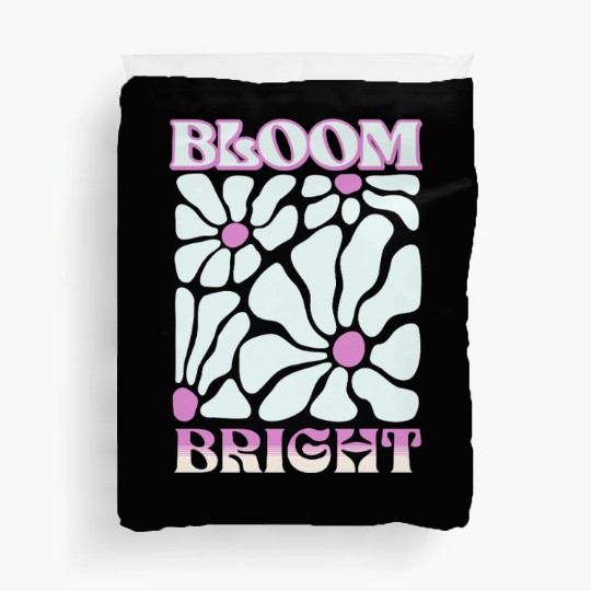 Bloom Bright – Inspirational Floral Aesthetic Duvet Covers