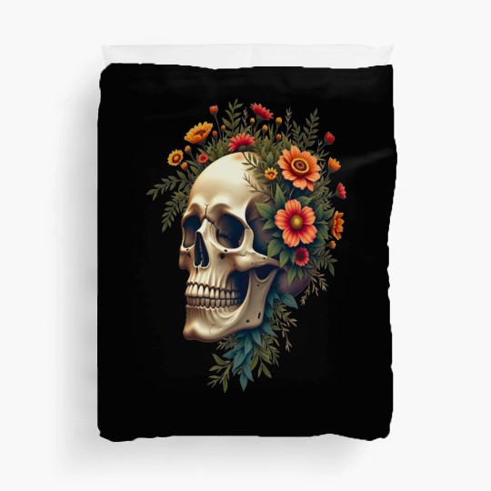 Eco Skull ❘ Nature Vibes ✦ Rebirth Duvet Covers