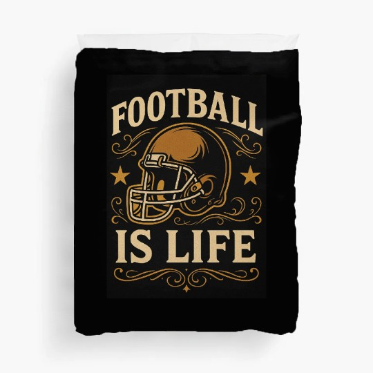 football is life Duvet Covers