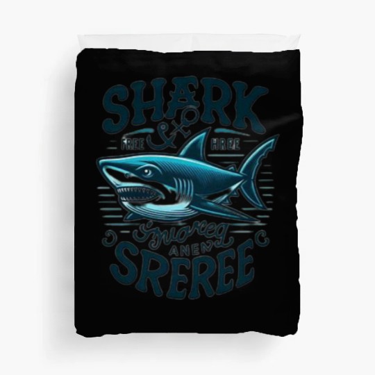 Shark Free and Squared Away Duvet Covers
