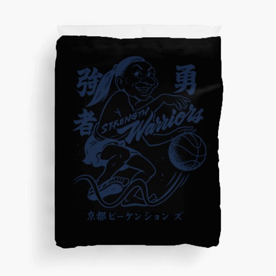 Vintage Japanese Philadephia Warriors Basketball Duvet Covers