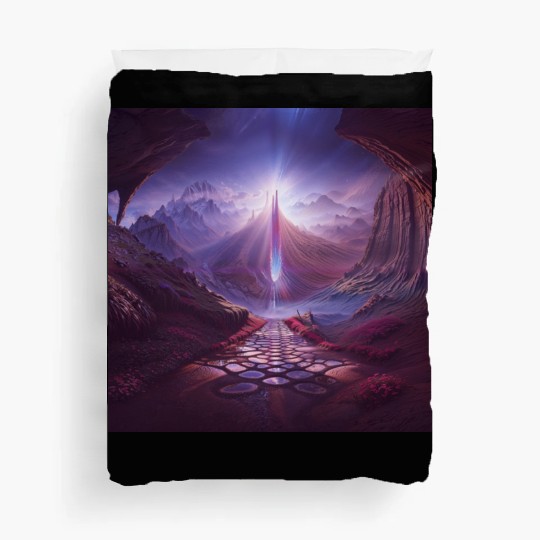 Path to the Crystal of Life Duvet Covers