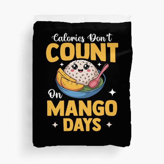 Mango Sticky Rice Thai Street Food Duvet Covers