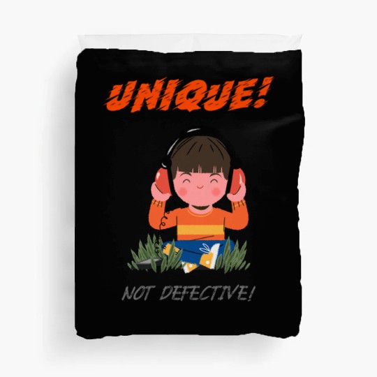 Unique Not Defective Autism Advocacy Duvet Covers
