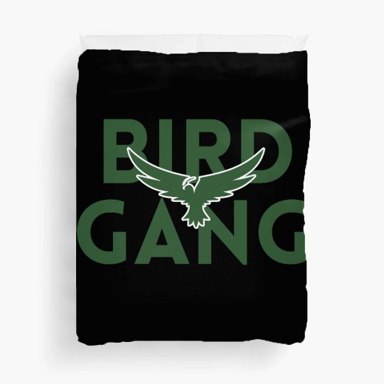 Bird Gang Bold Logo Design Duvet Covers