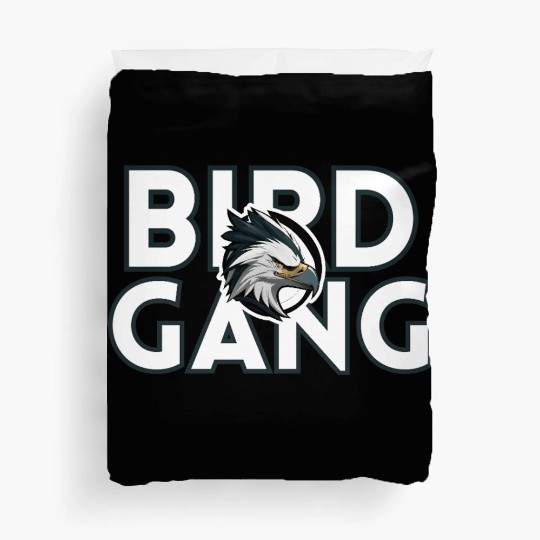 Eagle Head Bird Gang Logo Design Duvet Covers