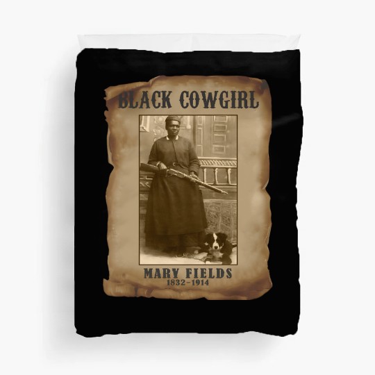 Black Cowgirl Mary Fields Western Rodeo Texas Duvet Covers