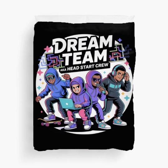 Dream Team Vibes: Head Start Crew Edition Duvet Covers