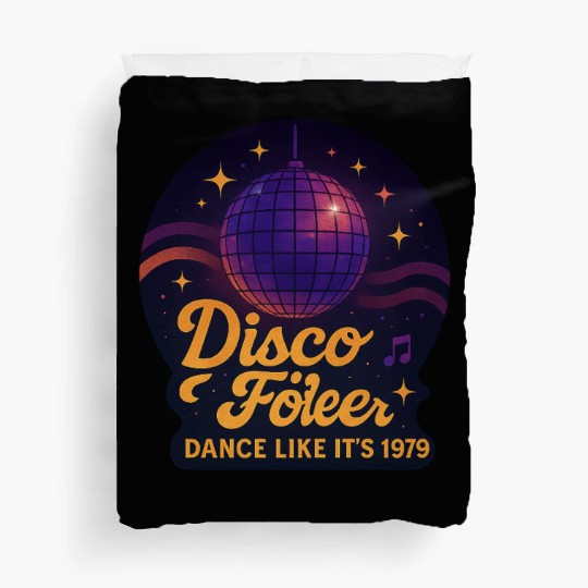Disco Foiler 1970s Dance Duvet Covers
