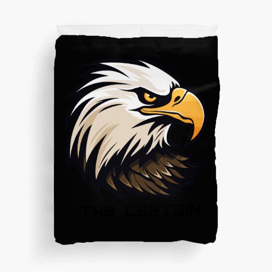 The Captain – Fearless Eagle Face Leadership Duvet Covers