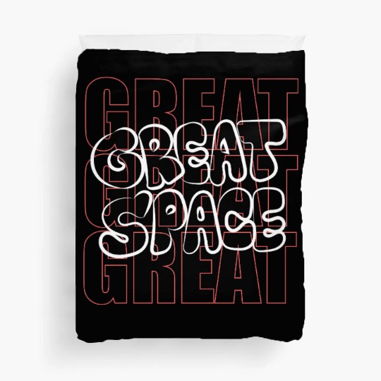 great space white 01 Duvet Covers