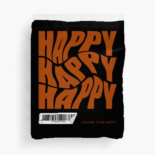 Choose Happy Duvet Covers