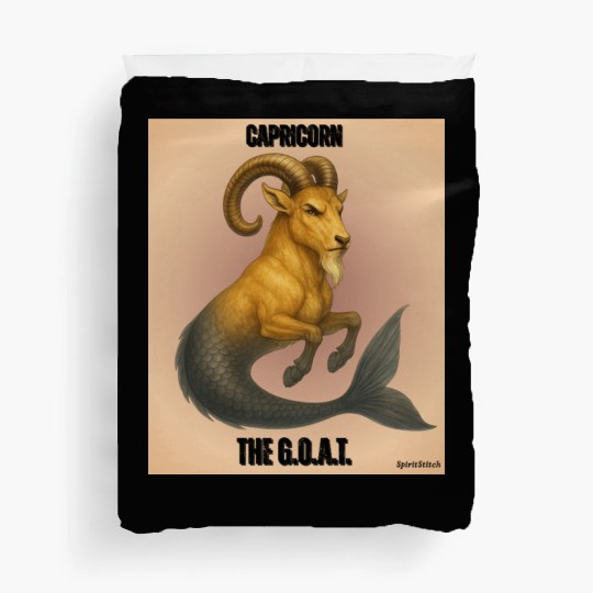 Capricorn The Mythical Sea Goat Duvet Covers