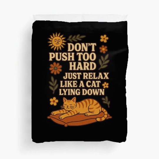 Relaxing Cat Nap Inspirational Design Duvet Covers