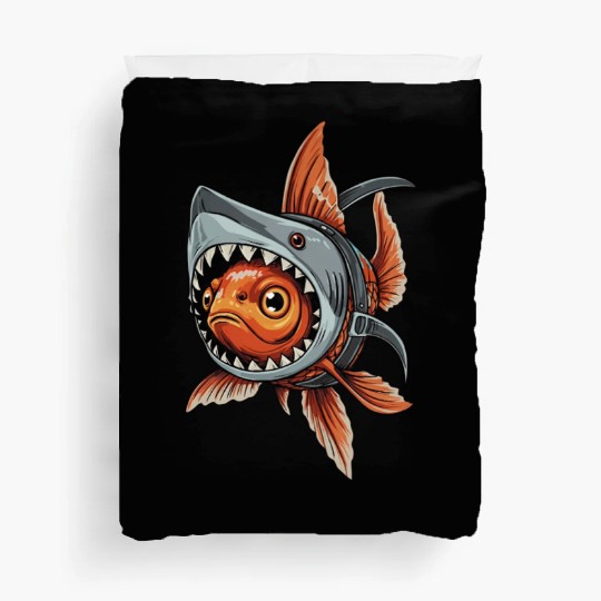 Fierce Fish Shark Hybrid Art Duvet Covers