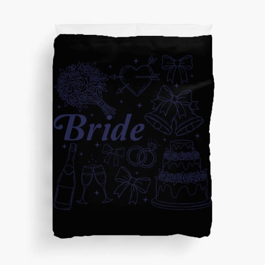 Bride Future Mrs Bow Bridal Wedding Bachelorette Duvet Covers