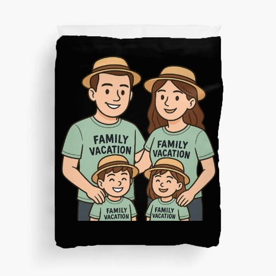 Family Vacation Matching Duvet Covers