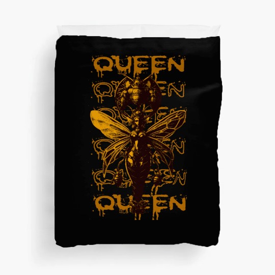 Queen Bee Warrior – Dark Fantasy Insect Art Duvet Covers