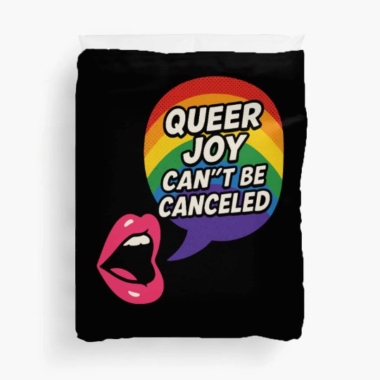 Queer Pride Queer Joy LGBTQ+ Affirmation Trans Duvet Covers